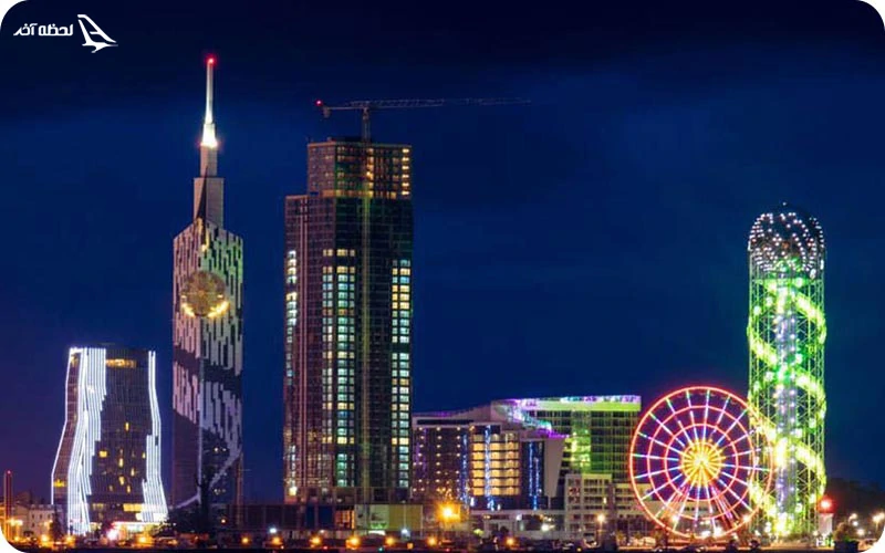  برج الفبا؛ بنای ۱۳۰ متری، با ۳۳ حرف الفبای گرجی